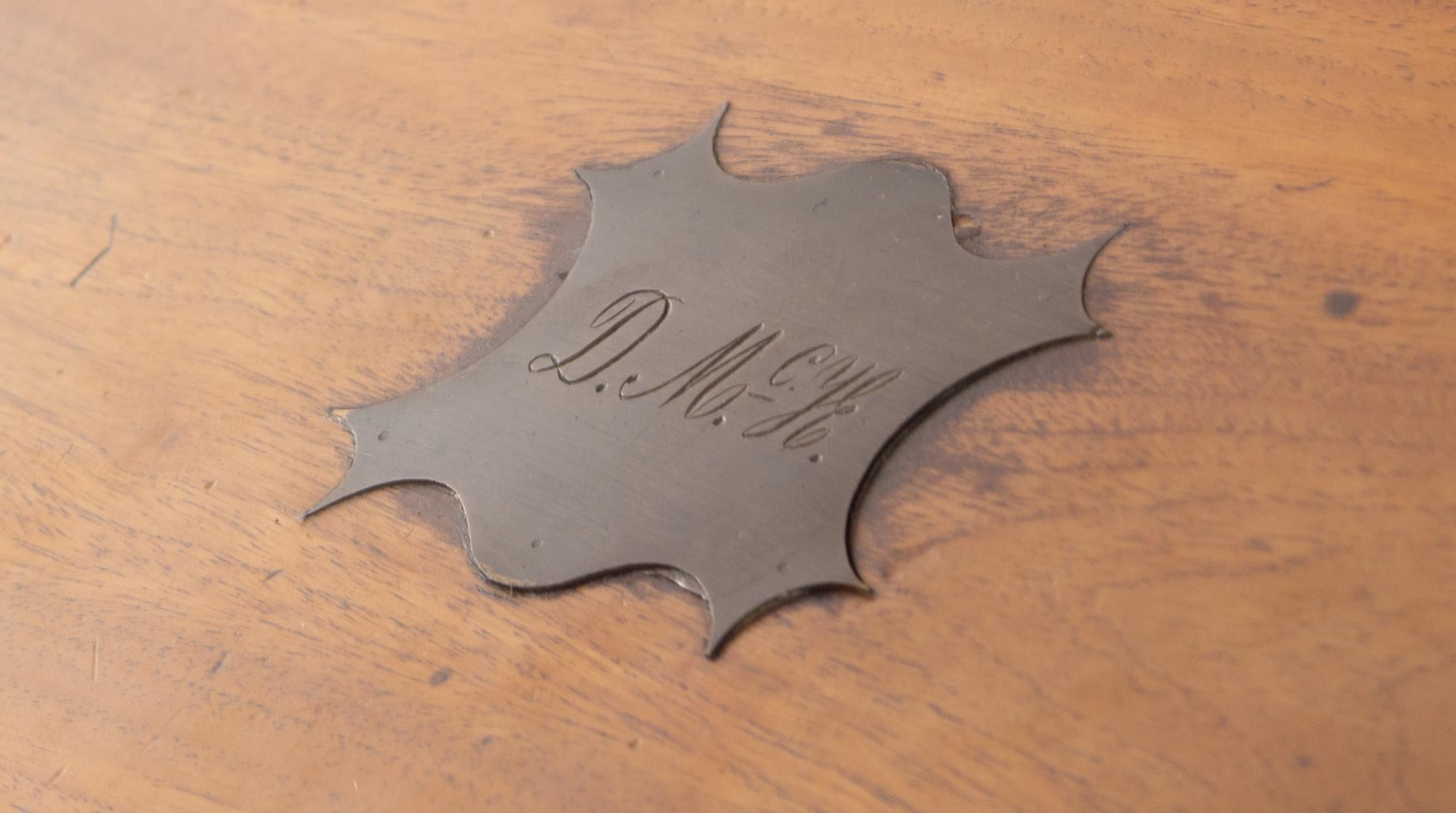 An English Brass Mounted Mahogany Lap Desk