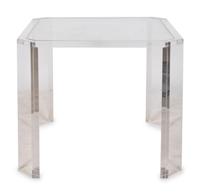 An Acrylic and Glass Game Table