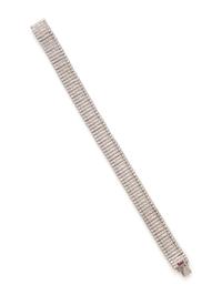 ROBERTO COIN, WHITE GOLD AND DIAMOND BRACELET