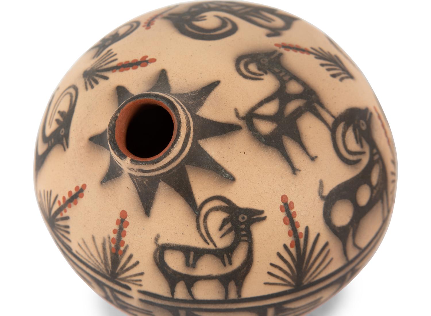 Two Pottery Canteens