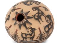 Two Pottery Canteens