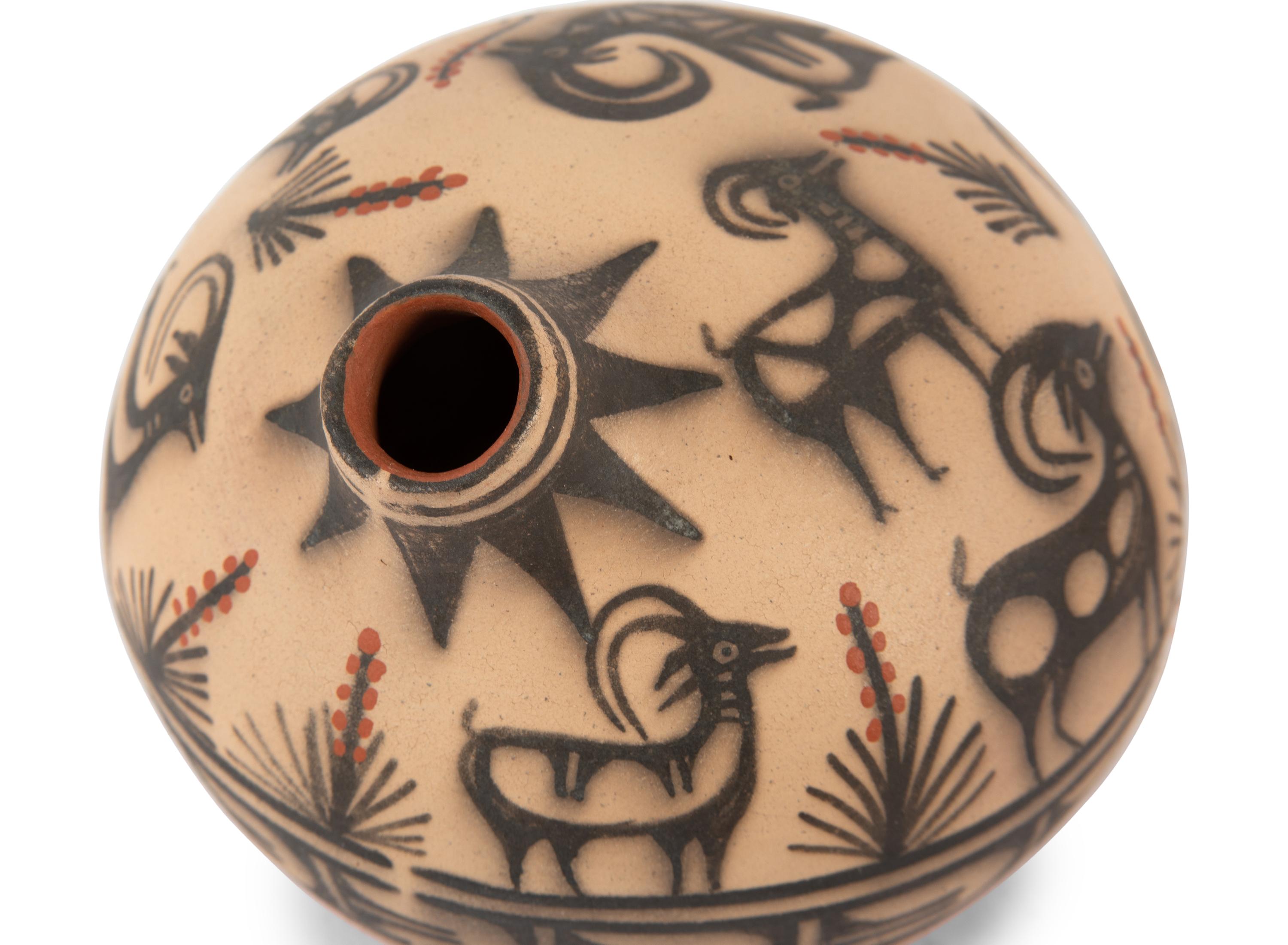 Two Pottery Canteens