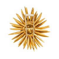 Cartier, France, Yellow Gold, Diamond, and Enamel Brooch