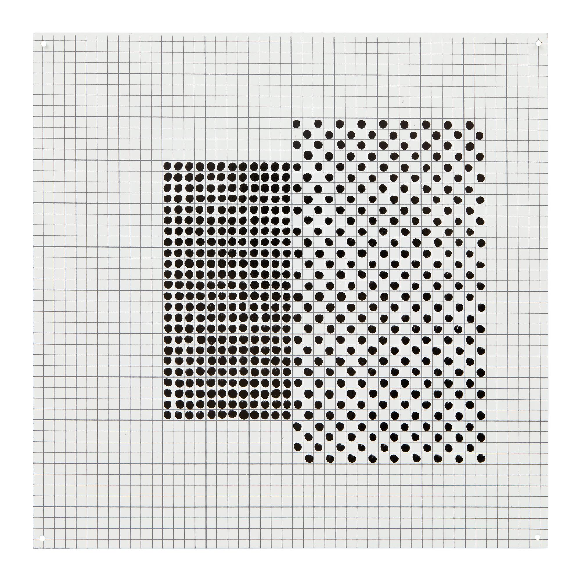 Black 6'' Squares Series #7, 1972