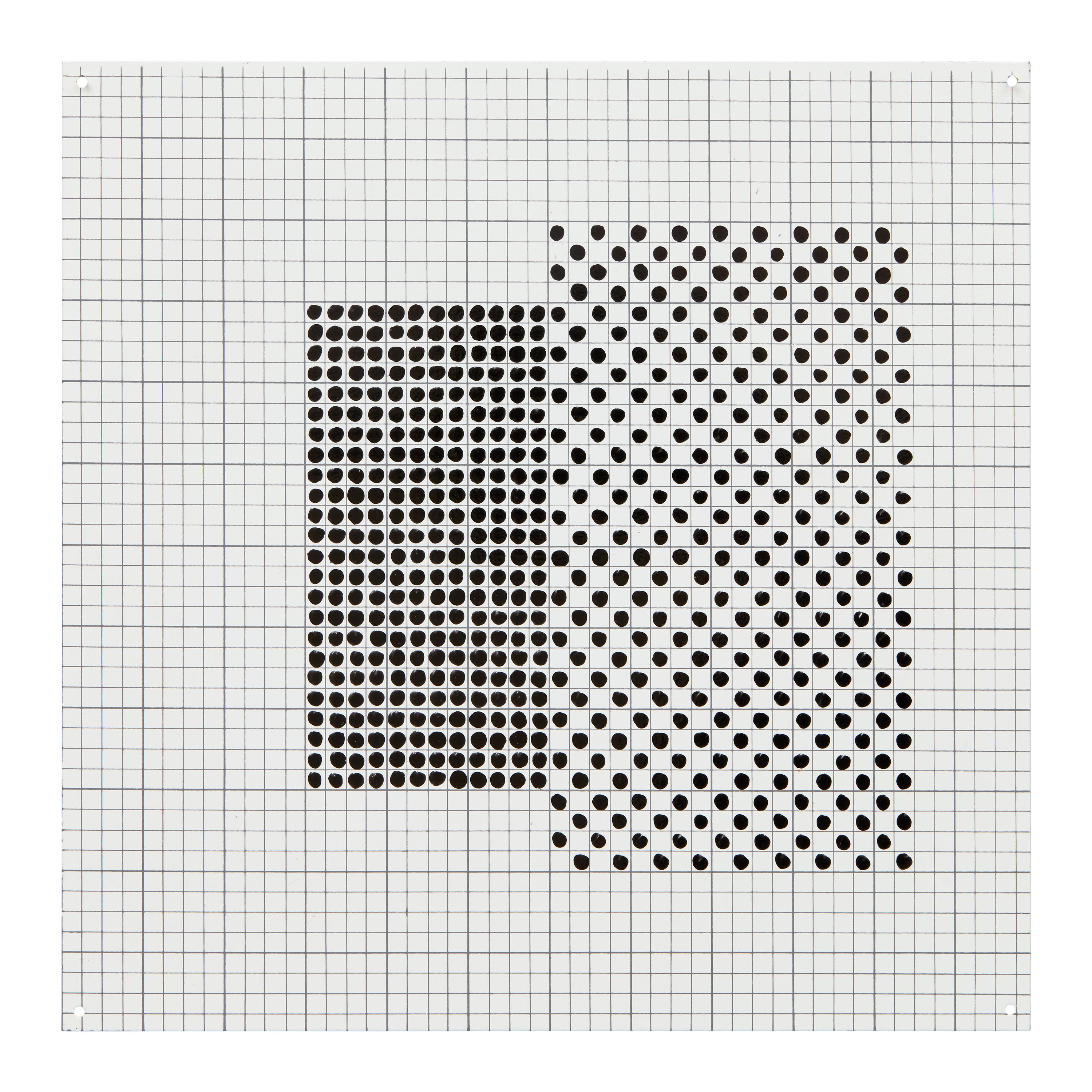 Black 6'' Squares Series #7, 1972