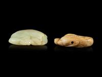Two Jade Animal-Form Carvings