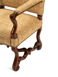 A Louis XIII Walnut Armchair