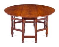 A William and Mary Style Drop-Leaf Gate-Leg Table