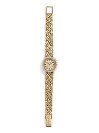 ROLEX, 14K YELLOW GOLD AND DIAMOND WRISTWATCH