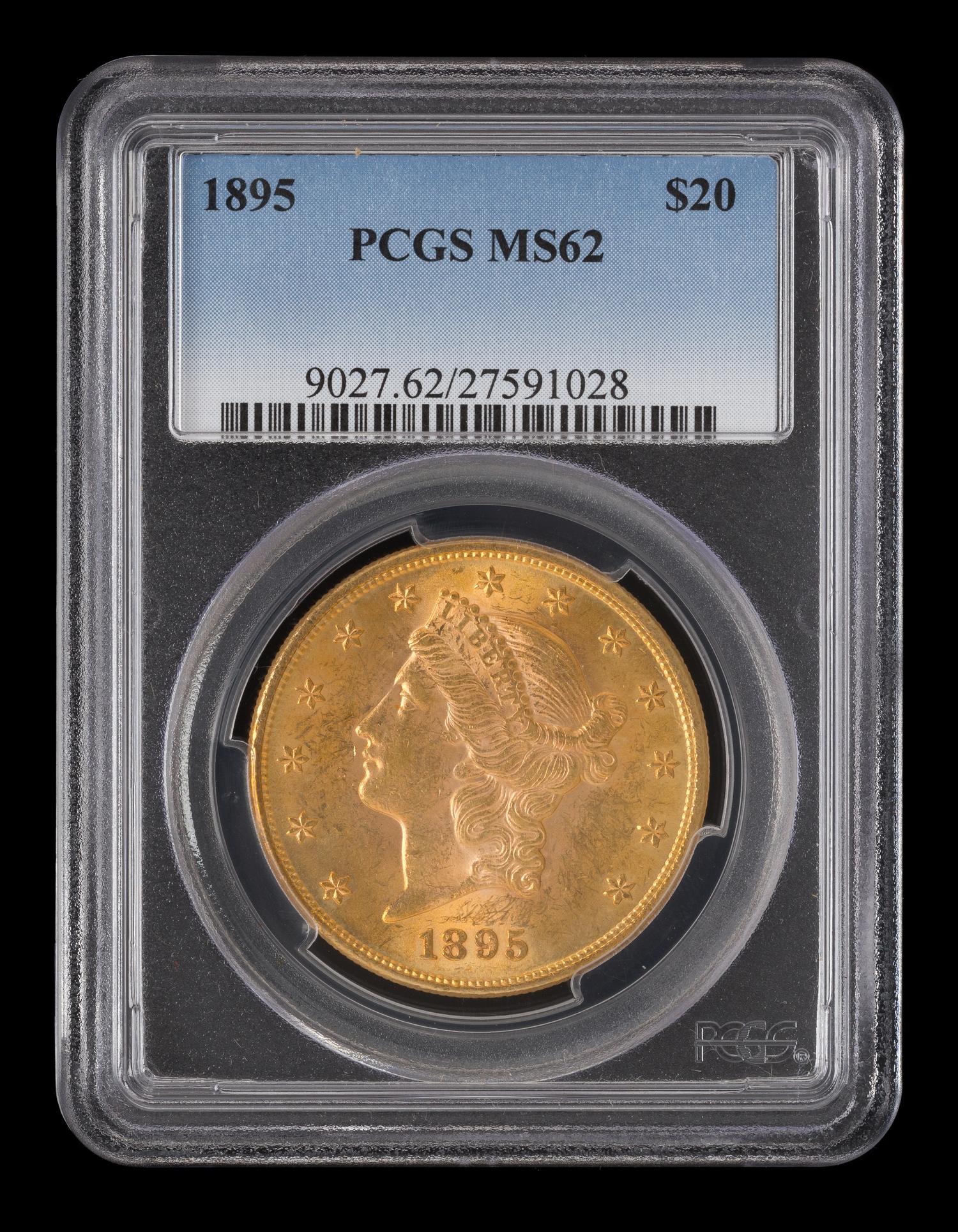 A United States 1895 Liberty Head $20 Gold Coin