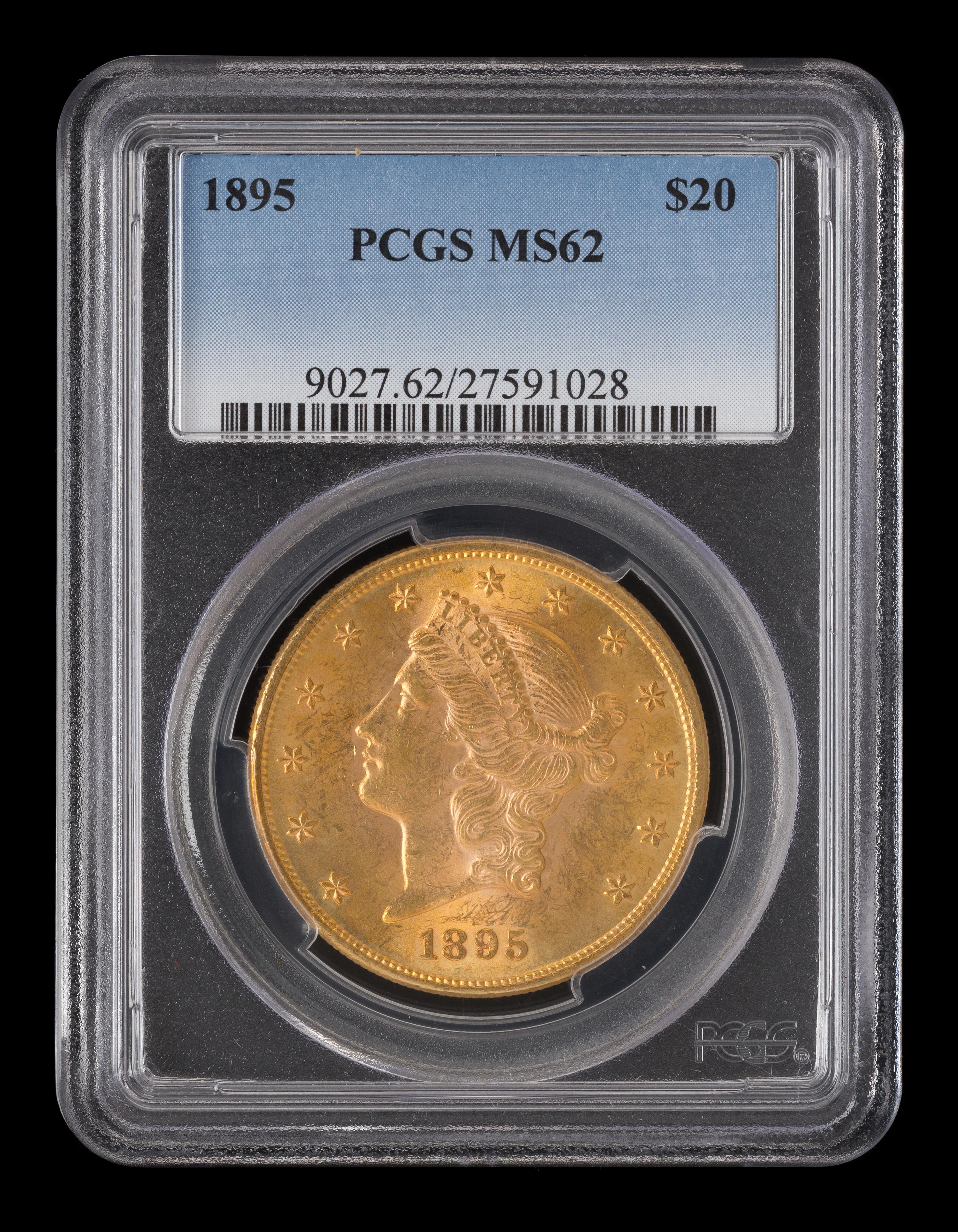 A United States 1895 Liberty Head $20 Gold Coin