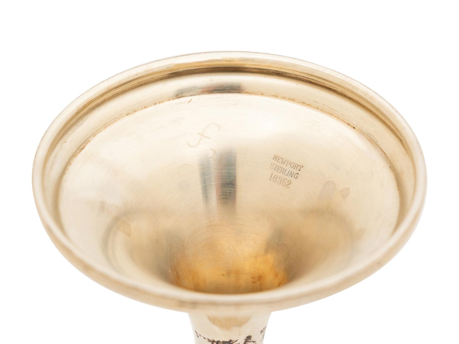A Set of Twelve American Silver Water Goblets