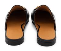 Gucci Black Leather Mules, Unworn