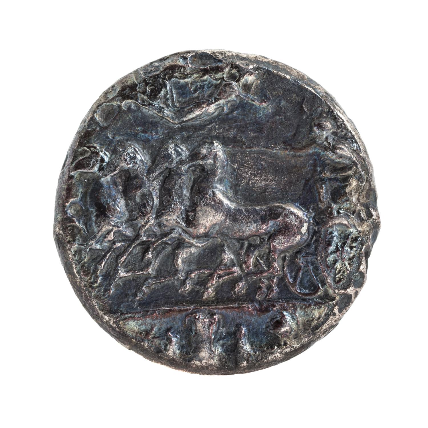 Sicily, Dionsius I (circa 405-367 BCE), Silver Dekadrachma — Silver Dekadrachma