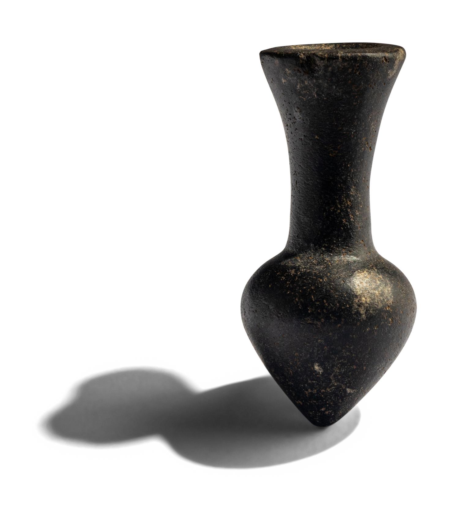 An Egyptian Stone Bottle for the Opening of the Mouth Ceremony