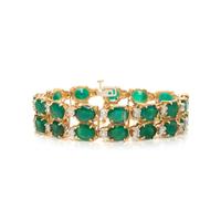 EMERALD AND DIAMOND BRACELET