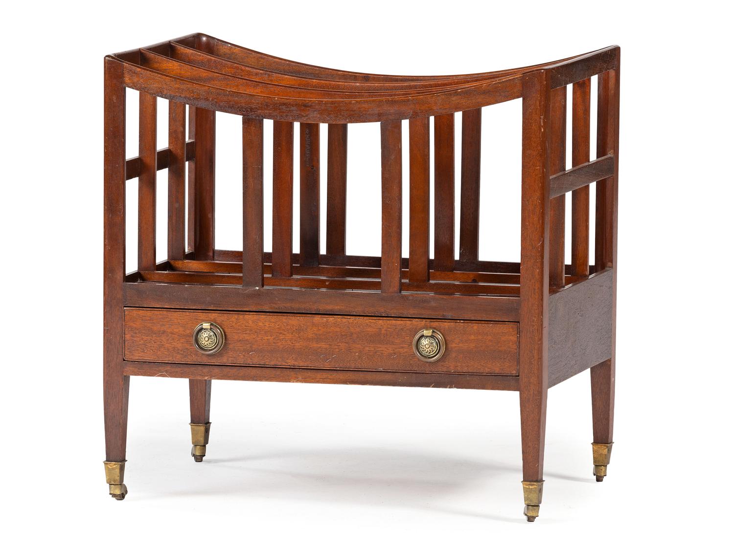 A Federal Mahogany Canterbury