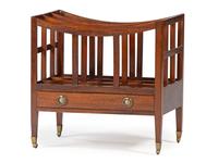 A Federal Mahogany Canterbury