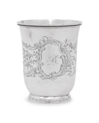 An American Coin Silver Beaker