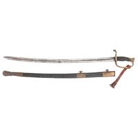 Etched Blade Leech & Rigdon Staff Officer's Sword