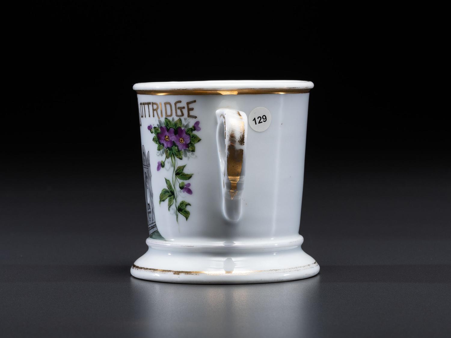 A Porcelain Occupational Shaving Mug