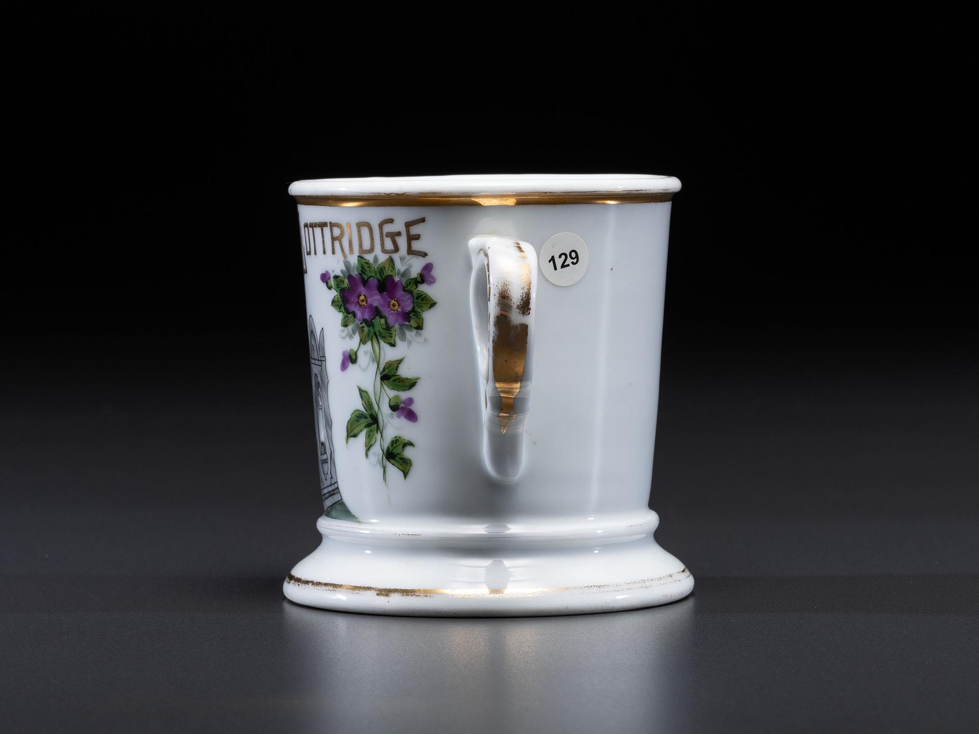 A Porcelain Occupational Shaving Mug
