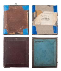 [EARLY PHOTOGRAPHY]. 15 European daguerreotypes of men housed in passe partout mounts.