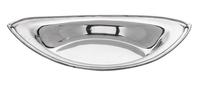 An American Silver Dish, Gorham Mfg. Co., Providence, RI, of shaped form with reeded edge.