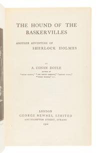 DOYLE, Arthur Conan (1859-1930). The Hound of the Baskervilles. London: George Newnes, Limited, 1902.