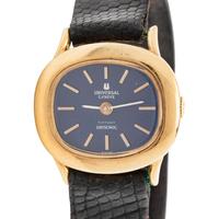 UNIVERSAL GENEVE FOR TIFFANY & CO., 18K YELLOW GOLD 'UNISONIC' WRISTWATCH