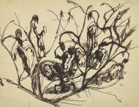 Pavel Tchelitchew (Russian/American, 1898-1957) — Leaf Children (Figure Studies)