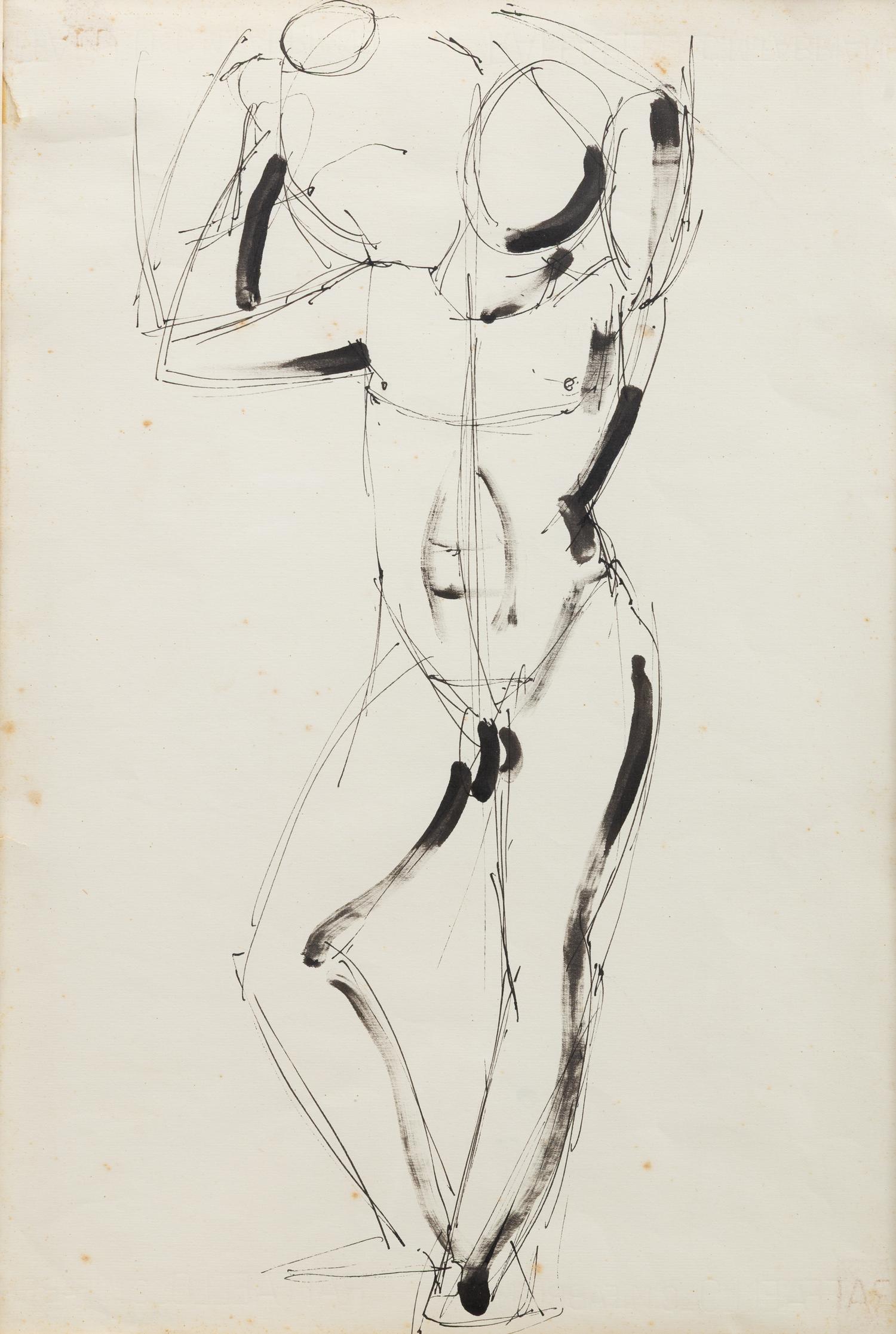 A Group of Five Nude Studies