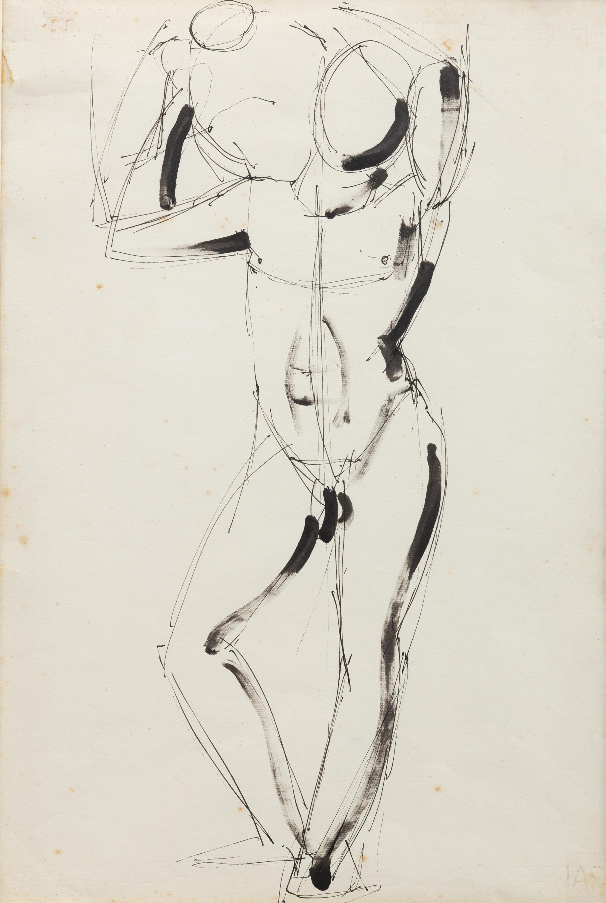 A Group of Five Nude Studies