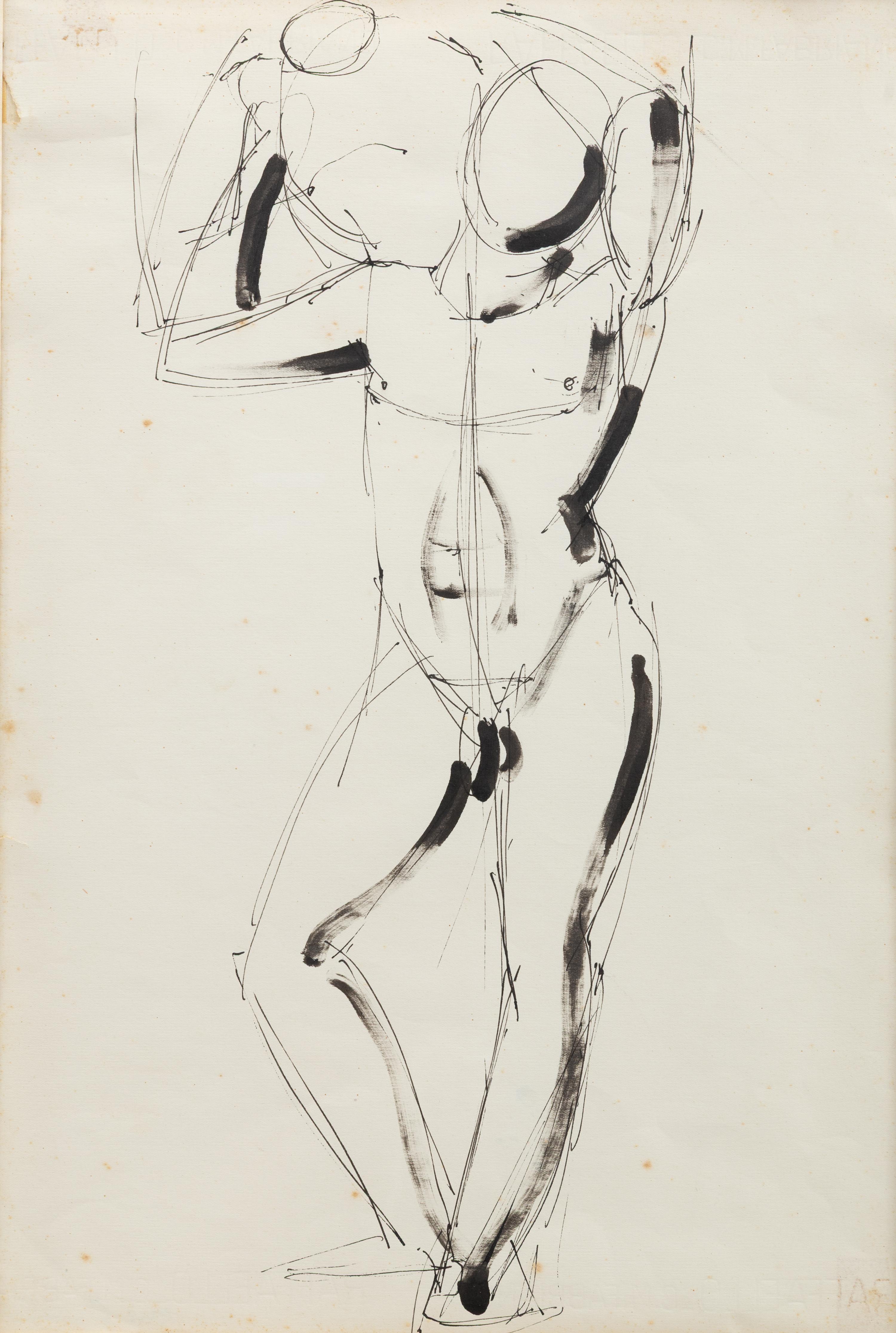 A Group of Five Nude Studies