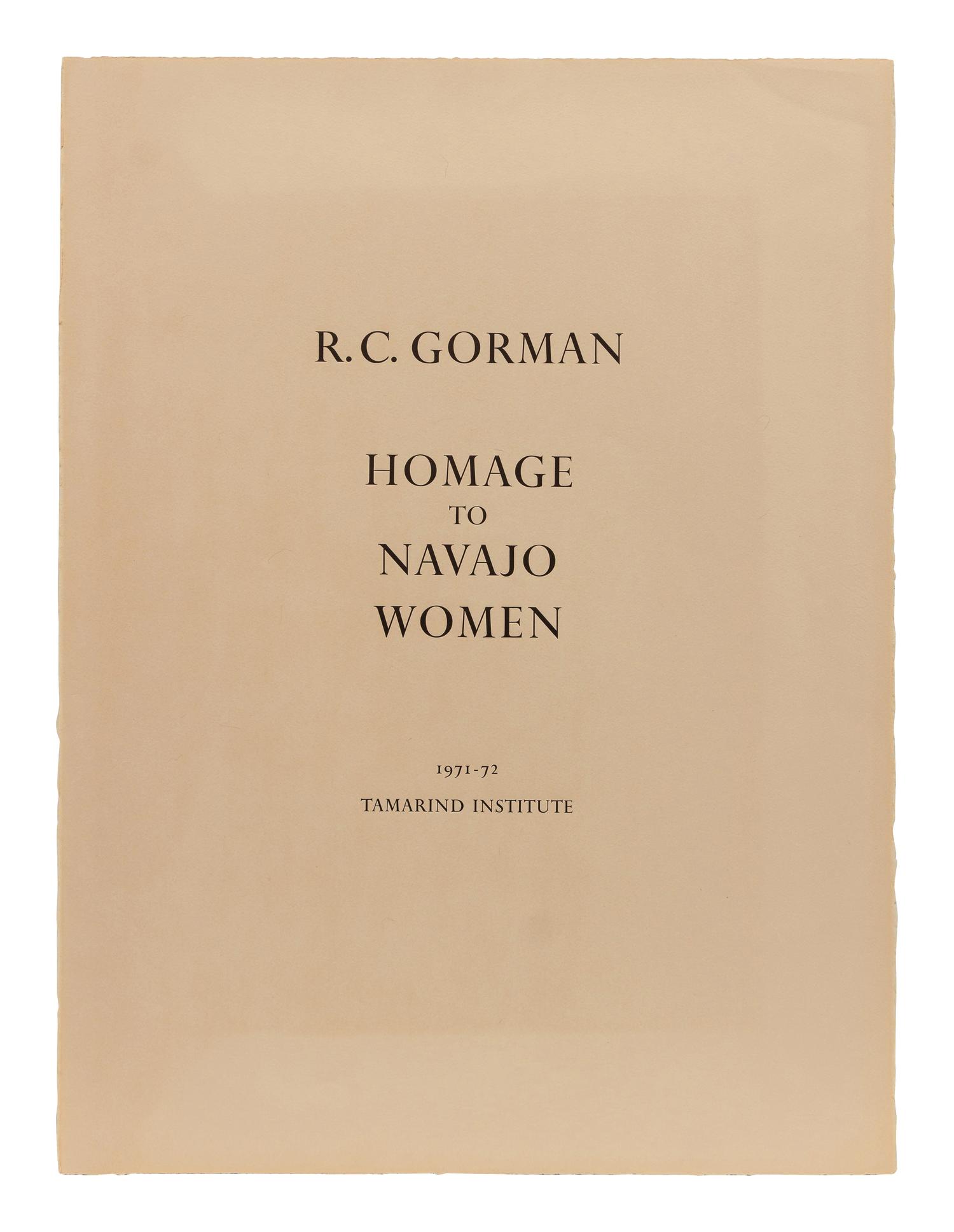 Complete Portfolio of Five Prints , Homage to Navajo Women , edition 23/70