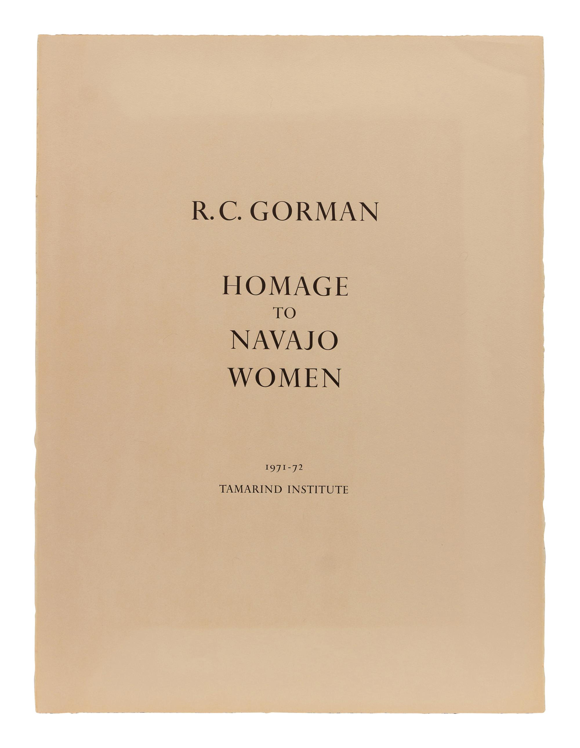 Complete Portfolio of Five Prints , Homage to Navajo Women , edition 23/70