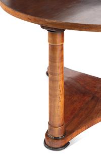 An Empire Style Walnut Center Table