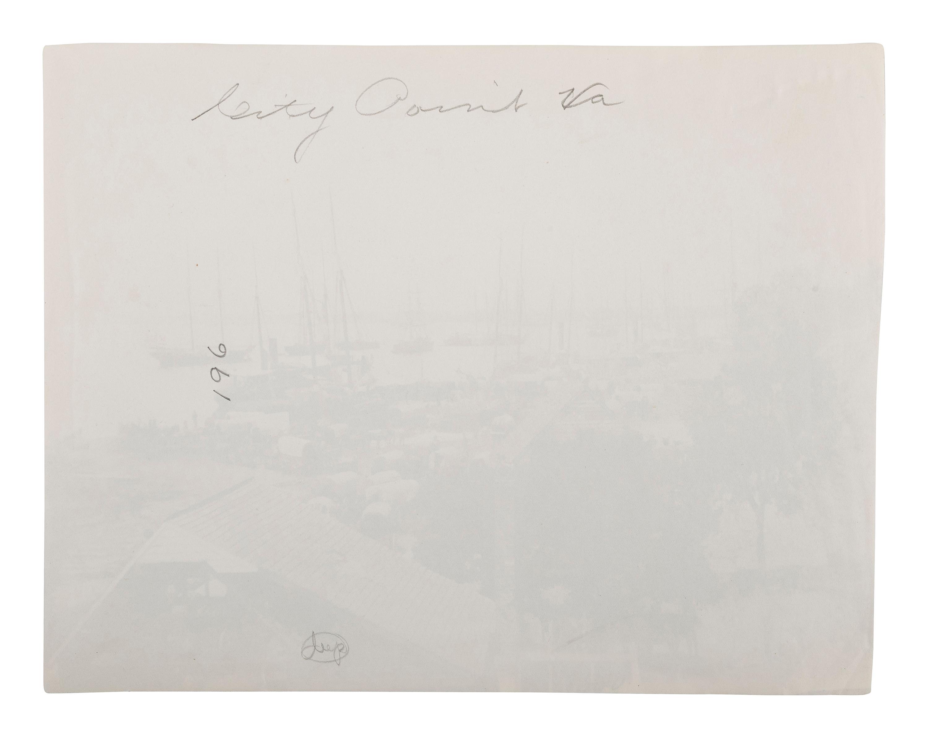 [CIVIL WAR]. RUSSELL, Andrew Joseph (1830-1902), photographer. Army Wagons and Transports, City Point, Virginia . 1861-1865.
