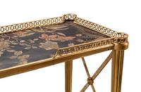 A Coromandel Lacquer Panel-Inset Gilt Bronze Serving Table