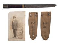 [BUFFALO SOLDIERS] -- [SPANISH AMERICAN WAR]. Sergeant Major George D. Powell, Co. C, 24th US Infantry, archive incl. Buffalo Soldiers' parade flag, identified wooden box and personal items.