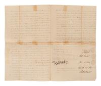[ENSLAVEMENT]. Estate document manumitting enslaved persons after certain terms of service. 1792.