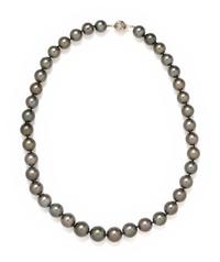 CULTURED TAHITIAN PEARL NECKLACE
