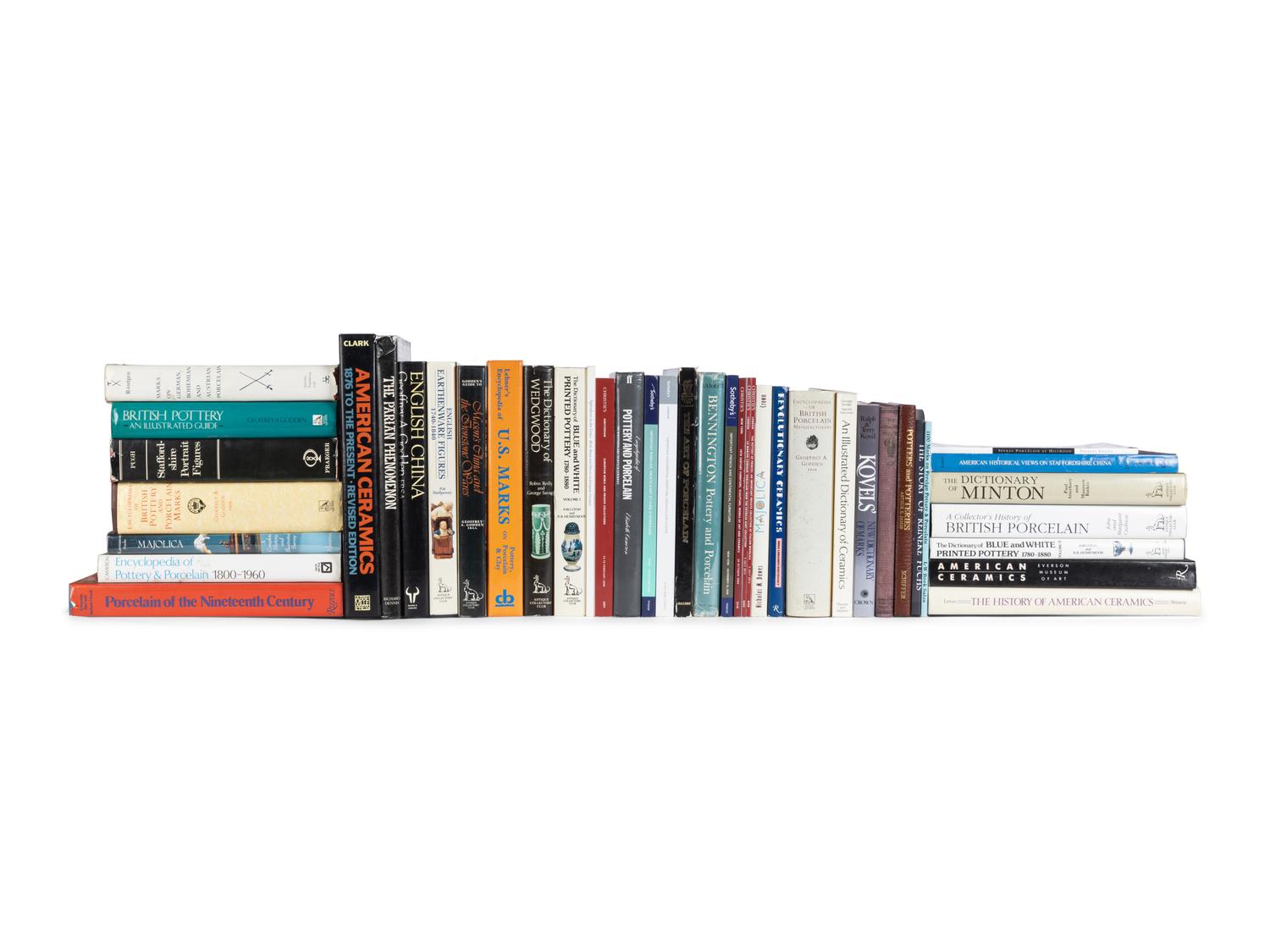 [PORCELAIN & CERAMICS] A Group of Refrence Works and Auction Catalgoues about Porcelain and Ceramics