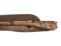 A Wooden Ice-Skate Patent Model with Inscriptions