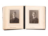 [EDUCATION]. Yale University Skull & Bones photographic album incl. African American man "Williams."