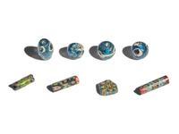 Eight Roman Glass Beads