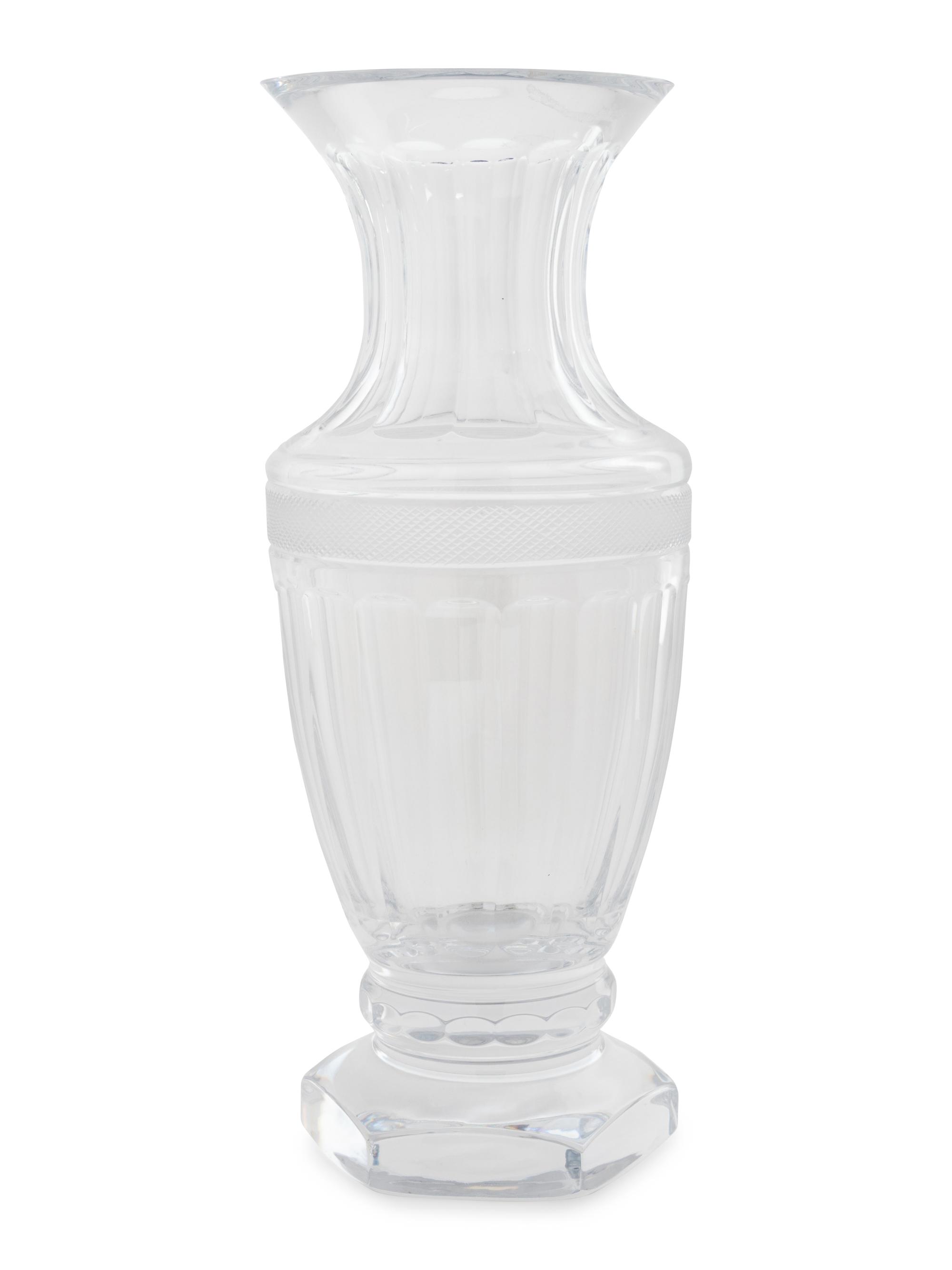A Large Rogaska Glass Vase