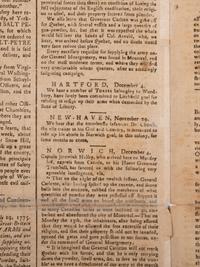 [American Revolution] T he Essex Journal and New Hampshire Packet, December 5, 1775