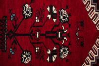 Four Turkish Wool Mats and a Baluch Design Wool Mat