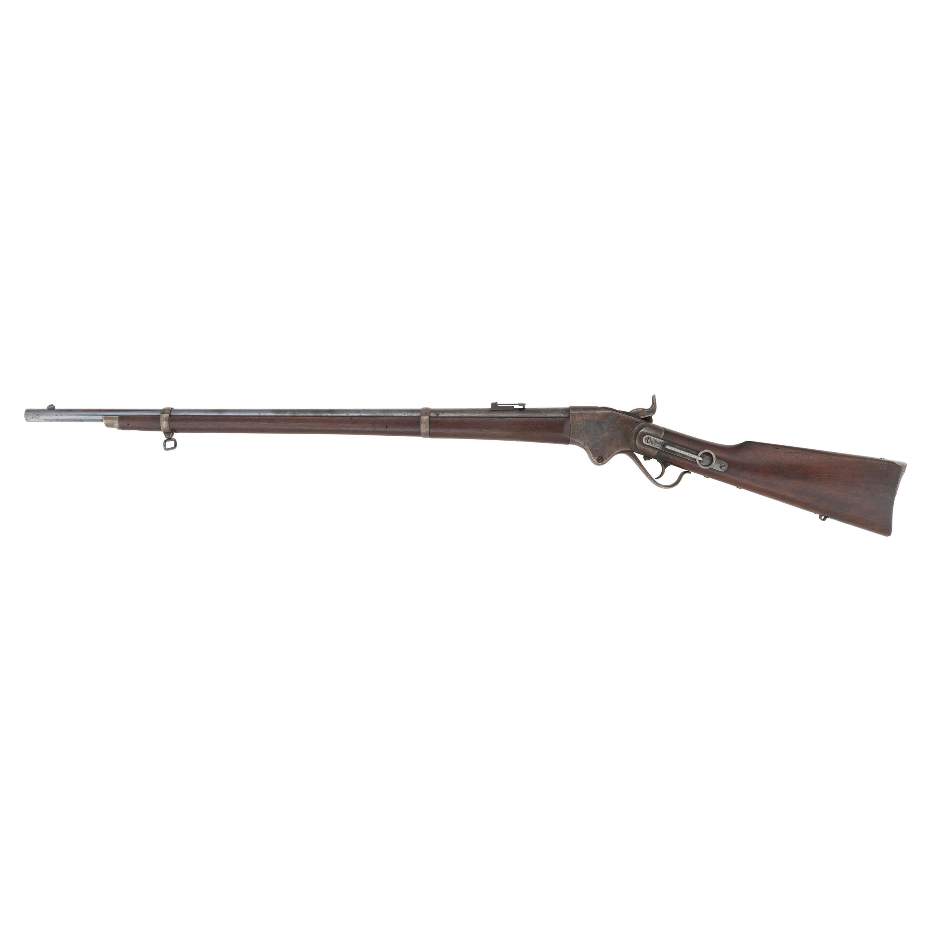 Springfield Model 1871 Spencer Rifle, Carbine Arsenal Altered to Rifle